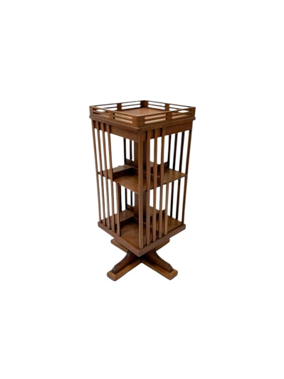 Art Nouveau Jugendstil Revolving Bookcase, 1900s